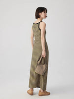 Load image into Gallery viewer, Striped Cami Knit Maxi Dress in Multi