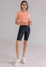 Load image into Gallery viewer, Long Biker Shorts in Black