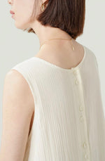 Load image into Gallery viewer, Tiered Tank Tent Dress in Cream