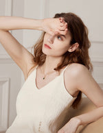 Load image into Gallery viewer, Emerald Square Pendant Chain Necklace