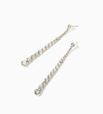 Load image into Gallery viewer, Sparkling Round Drop Earrings