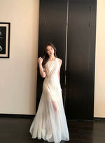 Load image into Gallery viewer, Applique Tulle Dress in Cream