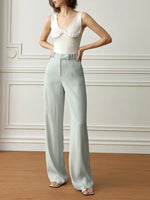 Load image into Gallery viewer, Silky Hook Trousers in Green