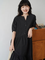 Load image into Gallery viewer, Relaxed Pocket Maxi Dress in Black