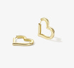 Load image into Gallery viewer, Heart Loop Earrings