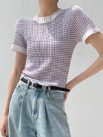 Load image into Gallery viewer, Textured Knit Top in Purple