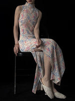 Load image into Gallery viewer, Floral Stretch Maxi Dress in Multi