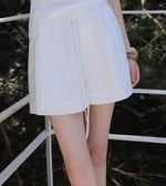 Load image into Gallery viewer, Tencel Blend Floral Lace Shirt // Shorts Set in White