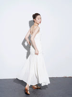 Load image into Gallery viewer, Floral Applique Maxi Dress in White
