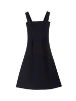 Load image into Gallery viewer, Tencel Pocket Dress in Black- XL