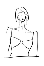 Load image into Gallery viewer, Diamante Snowflake Drop Earrings