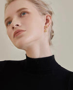 Load image into Gallery viewer, Bean Drop Earrings