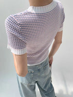 Load image into Gallery viewer, Textured Knit Top in Purple