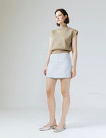 Load image into Gallery viewer, Glacier Tweed Skort in Blue