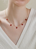 Load image into Gallery viewer, Heart Pendant Chain Necklace