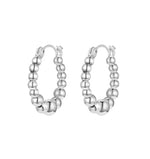 Load image into Gallery viewer, Beaded Hoop Earrings