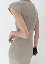 Load image into Gallery viewer, Multi-way Knit Dress in Off Grey