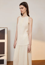 Load image into Gallery viewer, Pleated Knit Top + Maxi Skirt Set