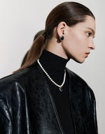 Load image into Gallery viewer, Contrast Square Earrings