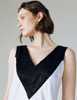 Load image into Gallery viewer, Grace Lace Silk Maxi Dress in White