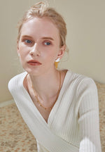 Load image into Gallery viewer, Double Chain Diamond Pendant Necklace