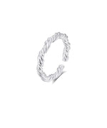 Load image into Gallery viewer, Textured Twist Open Ring