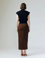 Load image into Gallery viewer, Giselle Knitted Top in Black