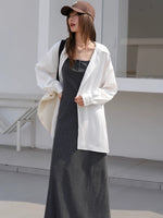 Load image into Gallery viewer, Button Tank Maxi Dress in Grey