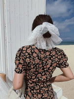 Load image into Gallery viewer, Floral Button Sleeve Maxi Dress in Black/Multi