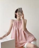 Load image into Gallery viewer, Gathered Tent Top in Pink