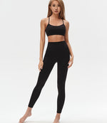 Load image into Gallery viewer, Xtra-Skin® T Back Sports Bra in Black