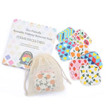 Load image into Gallery viewer, Reusable Makeup Remover Bamboo Cotton Pads- 14 pc set