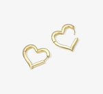 Load image into Gallery viewer, Heart Loop Earrings