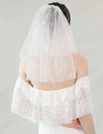 Load image into Gallery viewer, Lace Wedding Veil - Short
