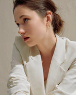 Load image into Gallery viewer, Heart Loop Earrings