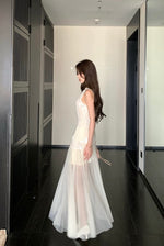 Load image into Gallery viewer, Applique Tulle Dress in Cream