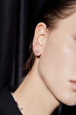 Load image into Gallery viewer, Diamante Cross Earrings