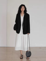 Load image into Gallery viewer, Classic Relaxed Blazer in Black