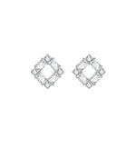 Load image into Gallery viewer, Diamante Rhombus Earrings