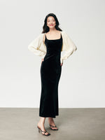 Load image into Gallery viewer, Cropped Knit Bolero in Cream