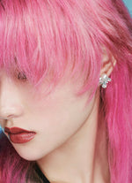 Load image into Gallery viewer, Cluster Diamante Pearl Earrings