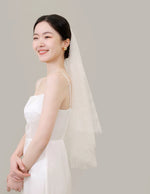 Load image into Gallery viewer, Lace Wedding Veil - Mid
