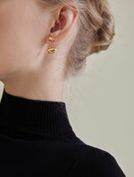 Load image into Gallery viewer, Bean Drop Earrings