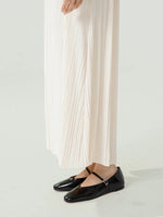 Load image into Gallery viewer, Fine Pleated Cami Maxi Dress in White
