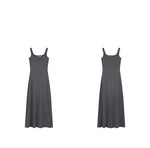 Load image into Gallery viewer, Button Tank Maxi Dress in Grey