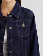 Load image into Gallery viewer, Classic Denim Jacket in Navy