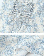 Load image into Gallery viewer, Gigi Toile Floral Midaxi Dress in Blue