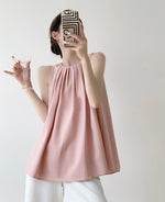 Load image into Gallery viewer, Gathered Tent Top in Pink