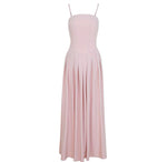 Load image into Gallery viewer, Cami Pleated A-Line Tailored Dress in Pink