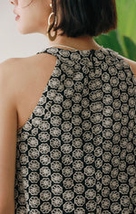 Load image into Gallery viewer, Embroidered Print Mid Dress in Multi